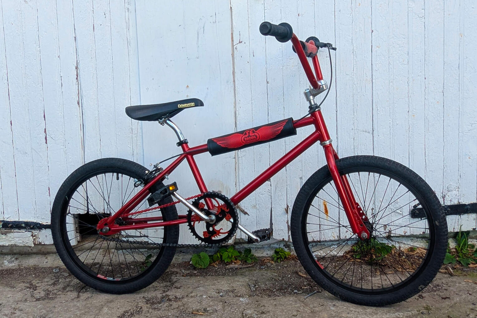 Red 26 Custom themed BMX bike built by Wes Moore